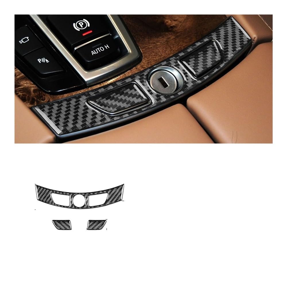 Automobilinnenraum Für F01 Für 7 Serie 2009 2010 2011 2012 2013 2014 Armlehne Schalter Panel Aufkleber Abdeckung Auto Innen Autodekoration Innenraum von NCXKZLH