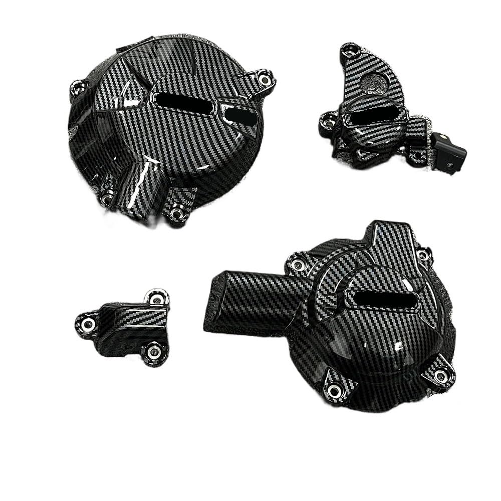 NCXKZLH Motorrad Motor KurbelgehäUse Abdeckung Für S1000RR 2019-2024 M1000RR 2021-2024 S1000R 2021-2023 M1000R 2023 Motorrad-Motorschutzabdeckung von NCXKZLH