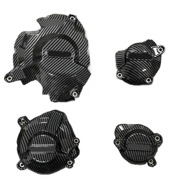 NCXKZLH Motorrad Motor KurbelgehäUse Abdeckung Für Su&zuki GSX-S750 GSX-S750Z 2017-2023 L7-M2 GSX-R750 GSX-R600 K4-K5 Motorräder Motor Schutz Abdeckung von NCXKZLH