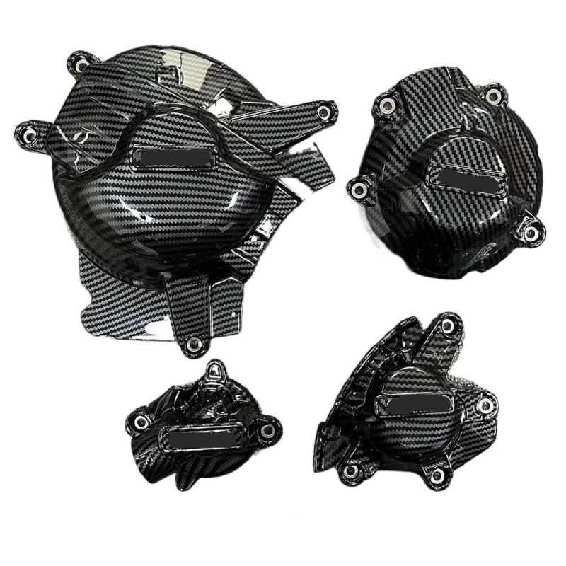 NCXKZLH Motorrad Motor KurbelgehäUse Abdeckung Für Su&zuki GSXR1000 L7-M2 2017-2023 Motorräder Motor Schutzhülle Carbon Fiber Texture von NCXKZLH