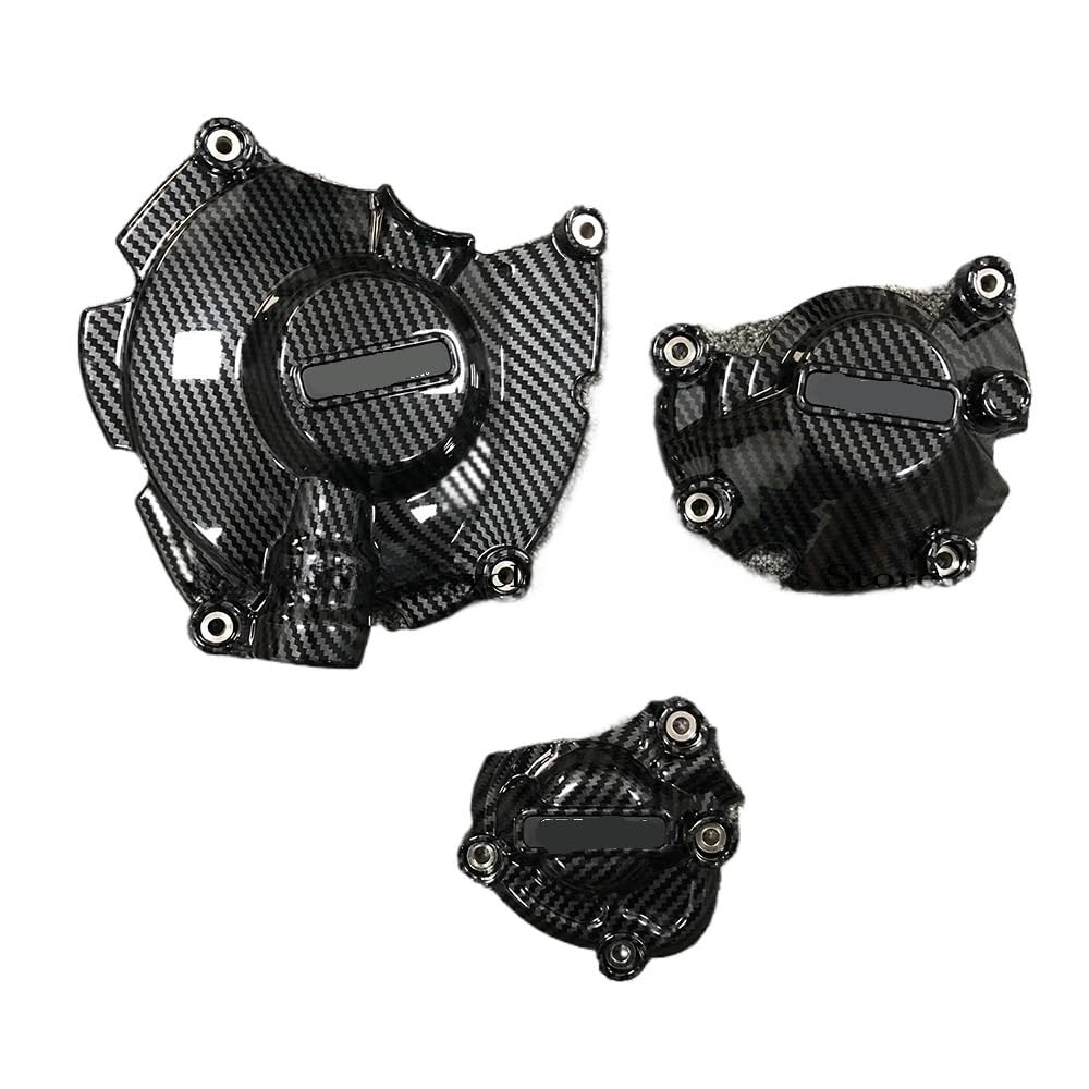 NCXKZLH Motorrad Motor KurbelgehäUse Abdeckung Für YA&MAHA YZF-R1 R1 2015–2023 Motorrad-Motorabdeckungs-Set R1M Motorschutzabdeckung Motorschutz von NCXKZLH