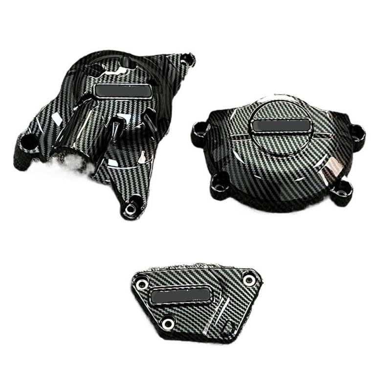 NCXKZLH Motorrad Motor KurbelgehäUse Abdeckung Motorrad Motor Abdeckung Für YA&MAHA YZF R6 2006-2023 Motorrad Lichtmaschine Kupplung Schutz Abdeckung Zubehör von NCXKZLH