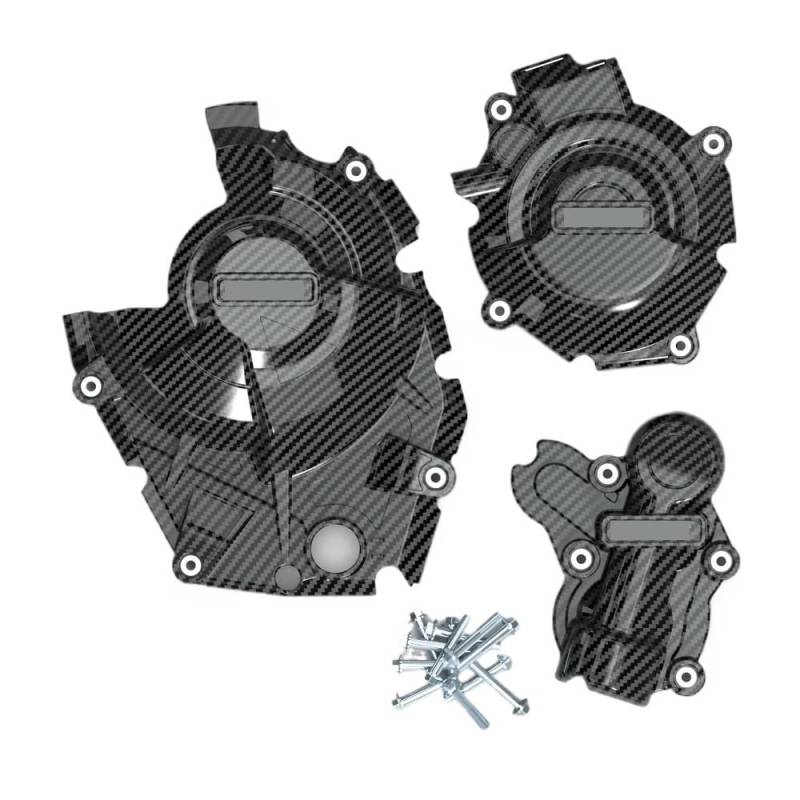 NCXKZLH Motorrad Motor KurbelgehäUse Abdeckung Motorrad Motor Fall Schutz Schutz Abdeckung Fall Für Su&zuki GSX-8S 2023-2024 GSX-8R 2024 Für V-Strom 800DE 2023-2024 von NCXKZLH