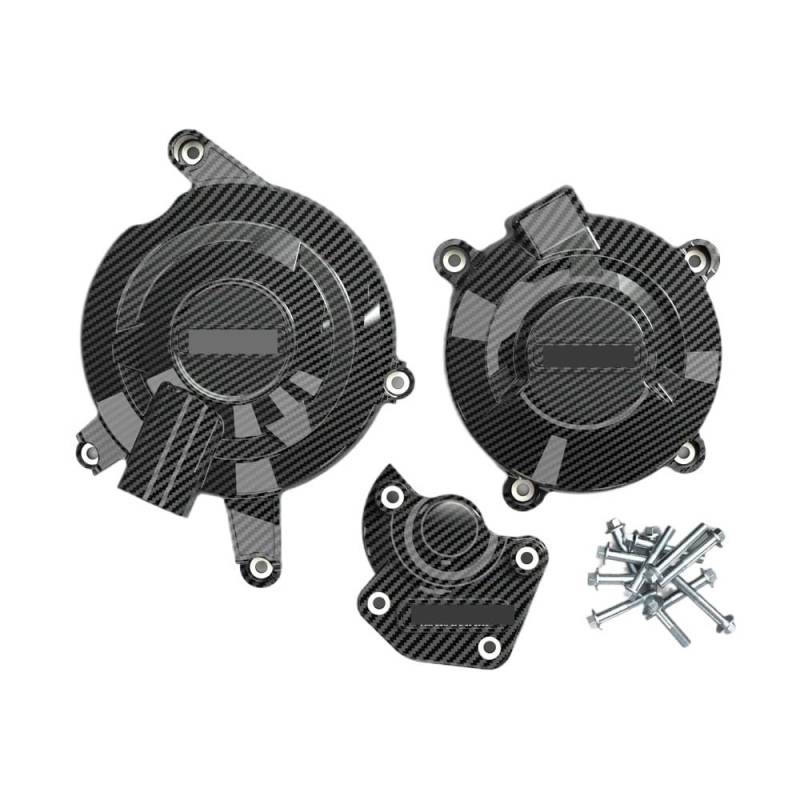 NCXKZLH Motorrad Motor KurbelgehäUse Abdeckung Motorrad Motor Lichtmaschine Kupplung Schutz Abdeckung Für Tr&iumph Für Daytona 675R 2011-2012 Für Street Für Triple 675 (R) von NCXKZLH