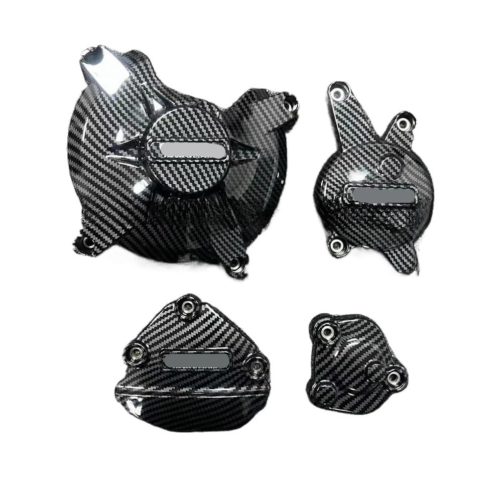 NCXKZLH Motorrad Motor KurbelgehäUse Abdeckung Motorrad Motor Lichtmaschine Kupplung Schutz Abdeckung Für YA&MAHA Für FAZER 1000 FZ1 2006-2015 & Für FAZER 800 FZ8 2010-2015 von NCXKZLH