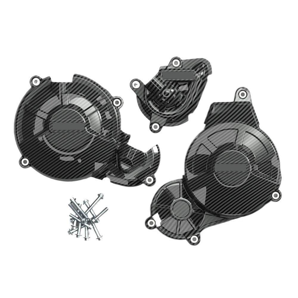 NCXKZLH Motorrad Motor KurbelgehäUse Abdeckung Motorrad Motor Lichtmaschine Kupplung Schutz Abdeckung Zubehör Für Ap&rilia Für Tuono 660 RS660 RS 660 2021-2023 von NCXKZLH