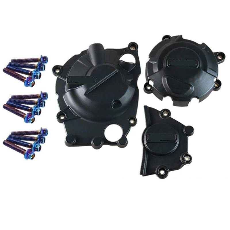 NCXKZLH Motorrad Motor KurbelgehäUse Abdeckung Motorrad-Motorabdeckungsschutz für Ka&wasaki ZX-25R ZX25R ZX4R ZX4RR ZX4R-SE Motorabdeckungen von NCXKZLH