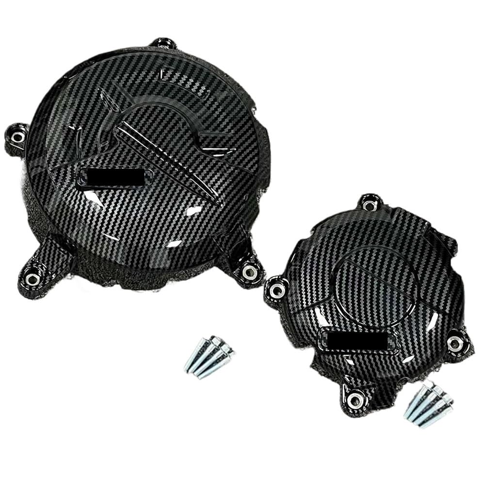 NCXKZLH Motorrad Motor KurbelgehäUse Abdeckung Motorrad Teil Motor Stator Abdeckung Für Su&zuki GSX1300R Für Hayabusa 2021 2022 2023 Schwarz Schutz Schutz von NCXKZLH