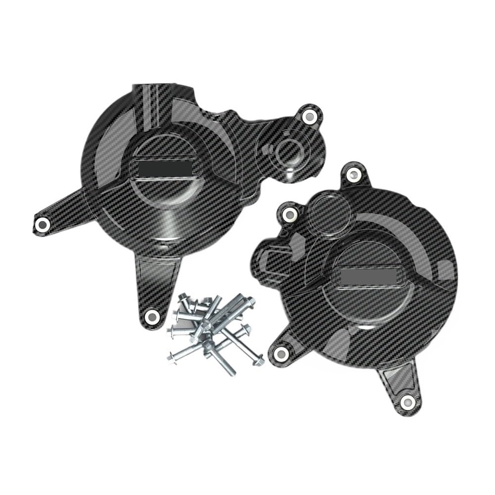 NCXKZLH Motorrad Motor KurbelgehäUse Abdeckung Motorräder Motorabdeckung für Su&zuki GSX-R125 GSX-S125 2018-2023 GSX-R150 GSX-S150 2016-2023 Motorabdeckung Set Schutz von NCXKZLH