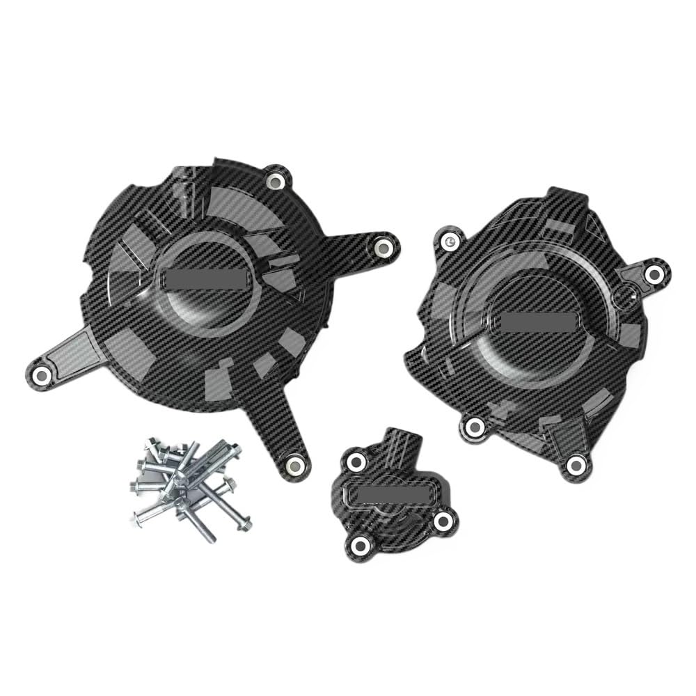 NCXKZLH Motorrad Motor KurbelgehäUse Abdeckung Motorräder Motorabdeckungen Protektoren für YA&MAHA YZF R3 2015–2022, YZF R25 2014–2017 MT-03 2016–2022 von NCXKZLH