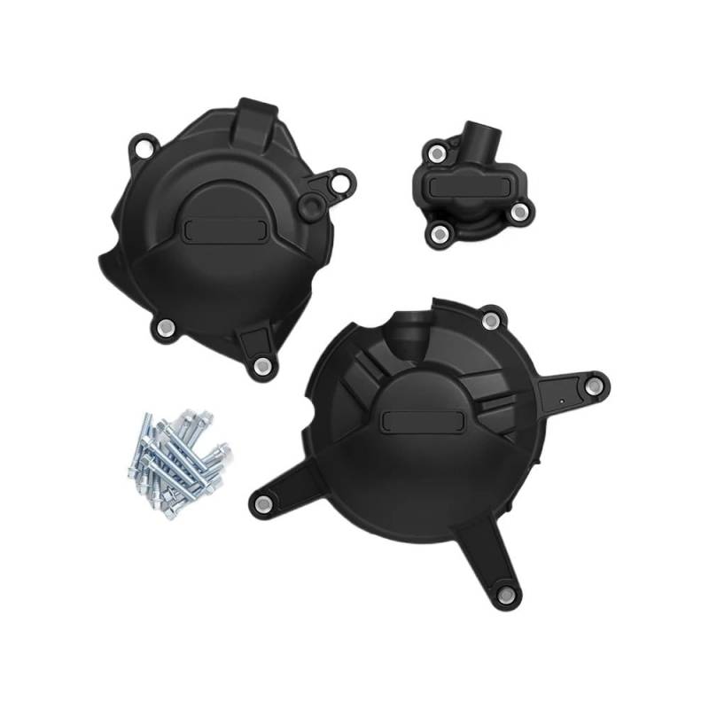 NCXKZLH Motorrad Motor KurbelgehäUse Abdeckung Motorräder Motorabdeckungen Protektoren für YA&MAHA YZF-R3 YZF-R25 MT-03 2014–2022 Schutz-Set von NCXKZLH