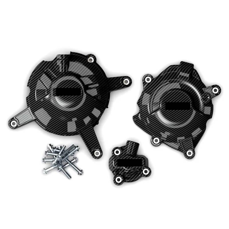 NCXKZLH Motorrad Motor KurbelgehäUse Abdeckung Motorräder Motorabdeckungen Protektoren für YA&MAHA YZF-R3 YZF-R25 MT-03 2014–2022 Schutz-Set von NCXKZLH