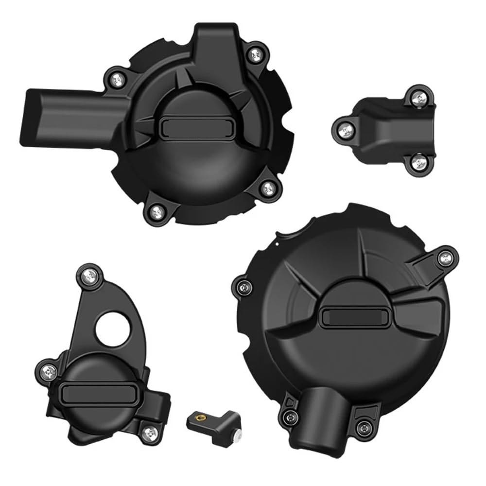 NCXKZLH Motorrad Motor KurbelgehäUse Abdeckung Motorschutz Für S1000RR 2019–2024 & M1000RR 2021–2024, Motorabdeckung, Motorrad-Schutzhüllen, Schutzhüllen-Set von NCXKZLH