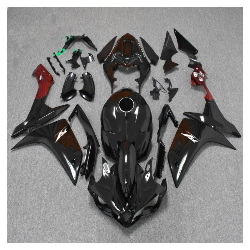 NCXKZLH Motorrad Rücksitzbezug Motorrad Hinten Passagier Gugel Sitz Zurück Abdeckung Verkleidung Teil Für YZF R1 1000 YZFR1 YZF-R1 2007 2008 ABS Rücksitzbezug von NCXKZLH