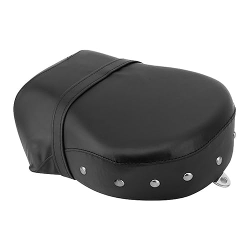 NCXKZLH Motorrad Sitzbezug Kissen Hinten Sozius Pad Motorrad Beifahrersitz Schwarz Kissen Leder Abdeckung Zubehör Für Ha&rley Sportster XL 883 1200 2004-2015 von NCXKZLH