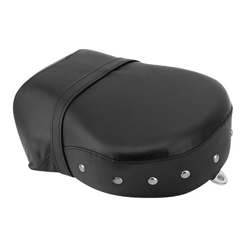 NCXKZLH Motorrad Sitzbezug Kissen Hinten Sozius Pad Motorrad Beifahrersitz Schwarz Kissen Leder Abdeckung Zubehör Für Ha&rley Sportster XL 883 1200 2004-2015 von NCXKZLH