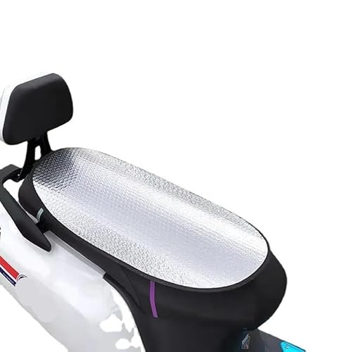 NCXKZLH Motorrad Sitzbezug Kissen Motorrad-Sitzbezug, wasserdichter Kissen-Lederschutz, universeller weicher Sonnenschutz, Wärmedämmung des Sitzkissenbezugs von NCXKZLH