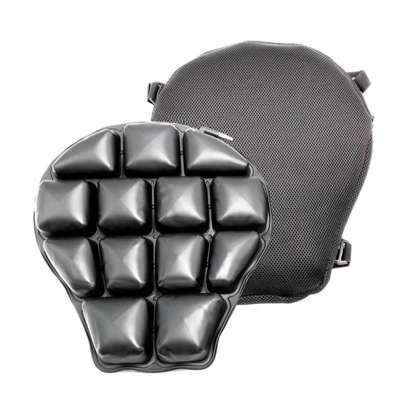 NCXKZLH Motorrad Sitzbezug Kissen Universal Motorrad Air Pad Sitzkissen Abdeckung Dämpfung Sitz Für CBR600 Für Ha&rley Für R1200GS F800GS MT07 MT09 von NCXKZLH