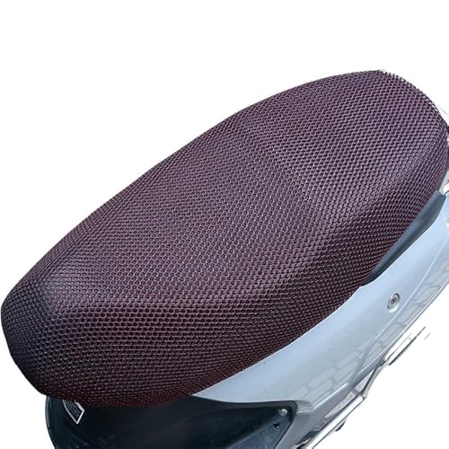 NCXKZLH Motorrad Sitzbezug Kissen XXXL Atmungsaktive Sommer Mesh Motorrad Sitzbezug Sonnenschutz Anti-Rutsch-Wärmedämmung Kissen Schützen Sitzbezüge von NCXKZLH