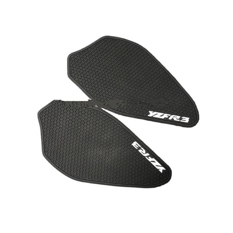 NCXKZLH Motorrad Tank Aufkleber Für YA&MAHA YZF R3 2019 2020 2021 22 2023 Motorrad Seite Kraftstoff Tank Pad Tank Pads Schutz Aufkleber Knie Grip Traktion Pad von NCXKZLH