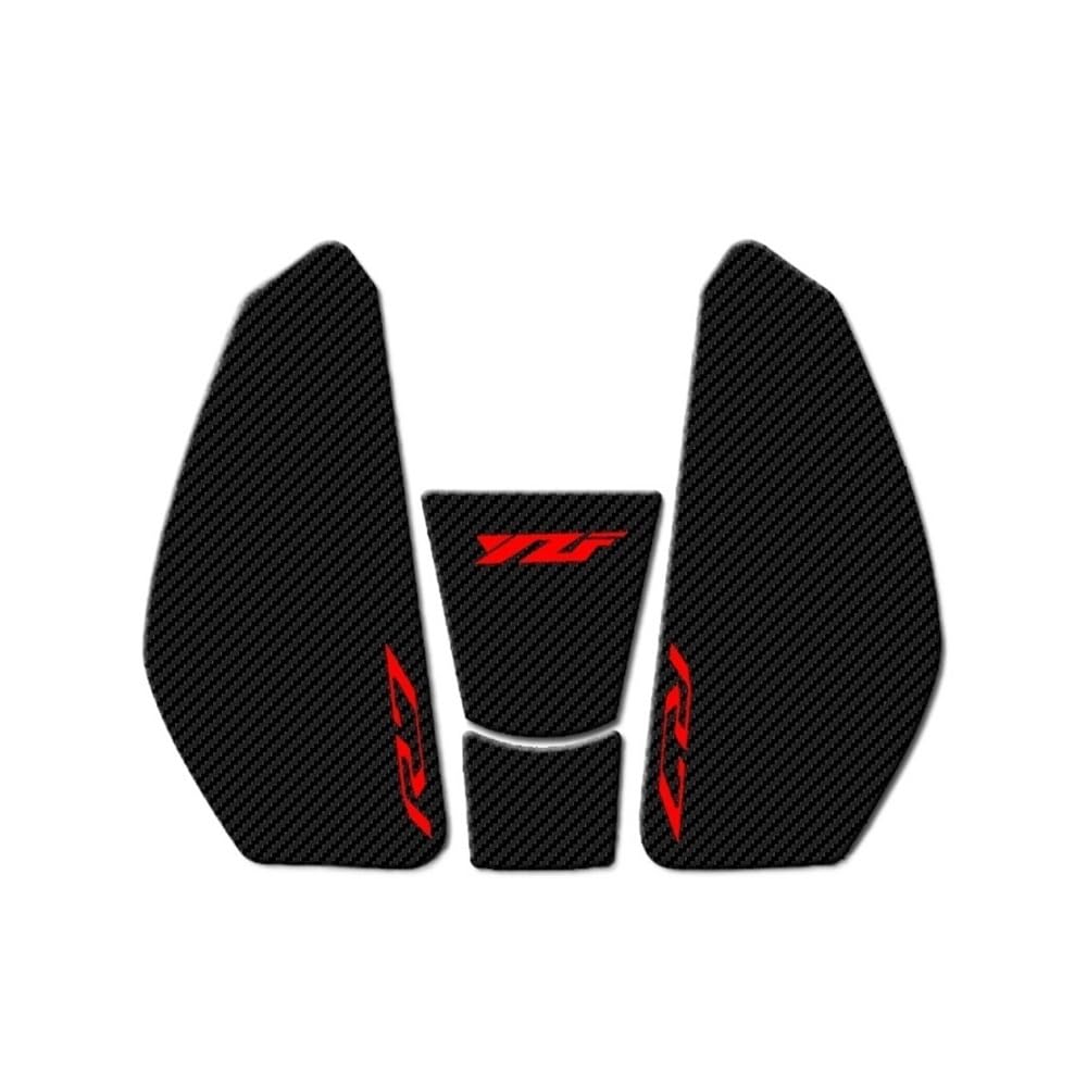 NCXKZLH Motorrad Tank Aufkleber Motorrad Tank Pads Für YA&MAHA YZF R7 YZFR7 R7 2021 2022 Kraftstoff Tank Aufkleber Tank Schutz Knie Nicht-Slip Pad Tank Griffe von NCXKZLH