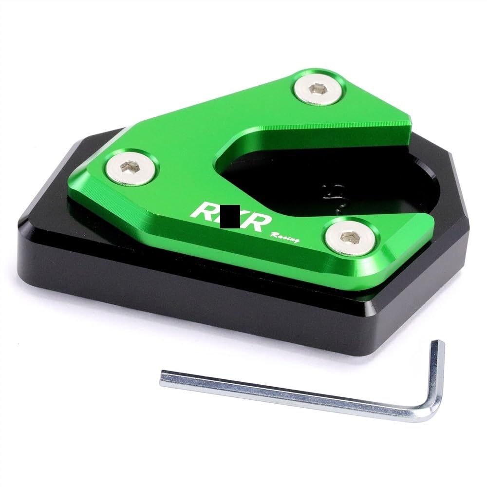 Seitenständer Verlängerung Pad Motorrad Kickstand Fuß Seitenständer Verlängerung Pad Stützplatte für Ka&wasaki Ninja400 ZX-25R Z400 ZX25R Ninja 400 VE&RS&YS 650 von NCXKZLH