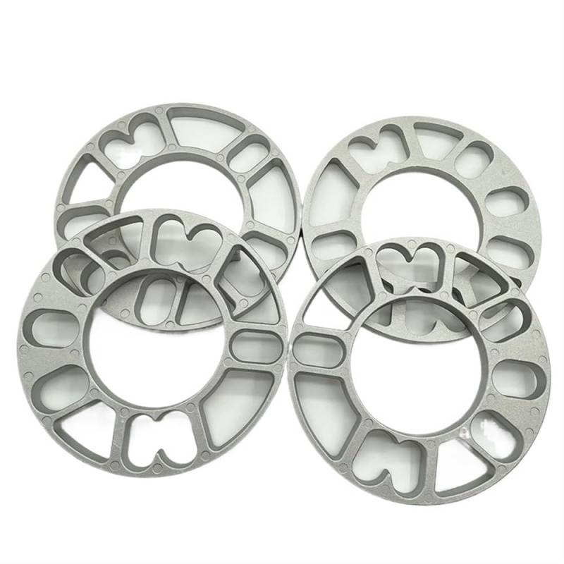 Spürverbreiterungsatz Spacers 1/2/4 STÜCKE 3/5/8/10mm Auto-Rad-Verbreiterung Shim Platte Für 4x100 4x108 4x114,3 5x100 5x108 5x114,3 5x120 von NCXKZLH