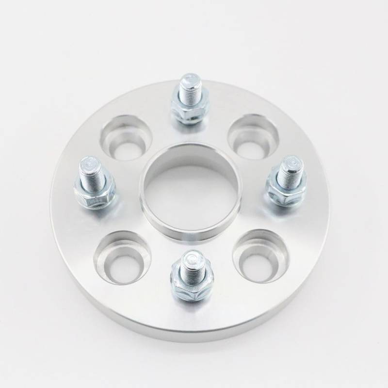 Spürverbreiterungsatz Spacers 2 Stücke Spurverbreiterungen Adapter Aluminium PCD 4x100 CB 57,1 Dicke 15mm/20mm Bolzen 12x1,5 Auto Felgen Zubehör von NCXKZLH