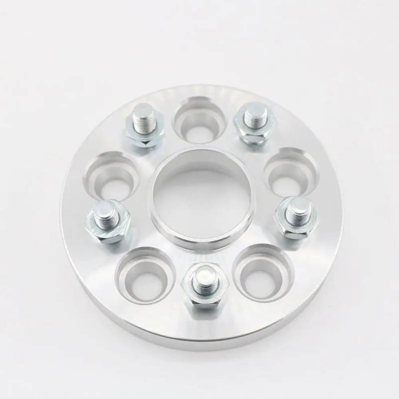 Spürverbreiterungsatz Spacers 2 Stücke Spurverbreiterungen Adapter Aluminium PCD 5x108 (5x4,25 ") CB 63,4 Dicke 38mm / 44mm Bolzen 12x1,5 Autofelgen Zubehör von NCXKZLH