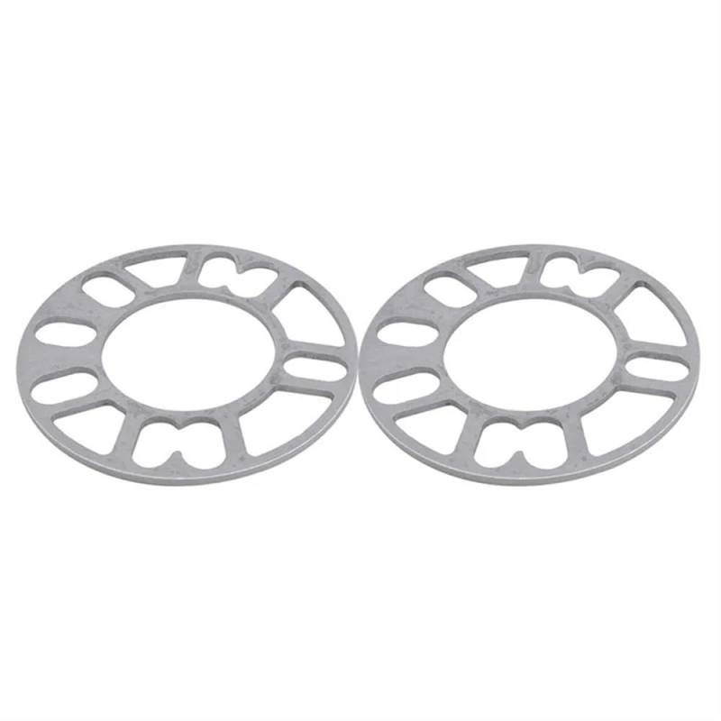 Spürverbreiterungsatz Spacers 2 Stücke Universal Auto Rad Reifen Spacer Adapter Distanzscheiben Platte 3mm 5mm 8mm 10mm Für 4x 100 4x 114,3 5x 100 5x108 5x 114,3 5x120 von NCXKZLH