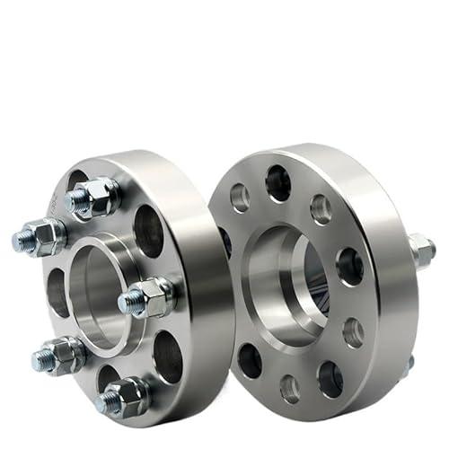 Spürverbreiterungsatz Spacers 2 stück 15/20/25/30/35/40mm PCD 5x108 CB 63,4mm spurverbreiterungen adapter 5 ösen anzug Universal serie Auto von NCXKZLH