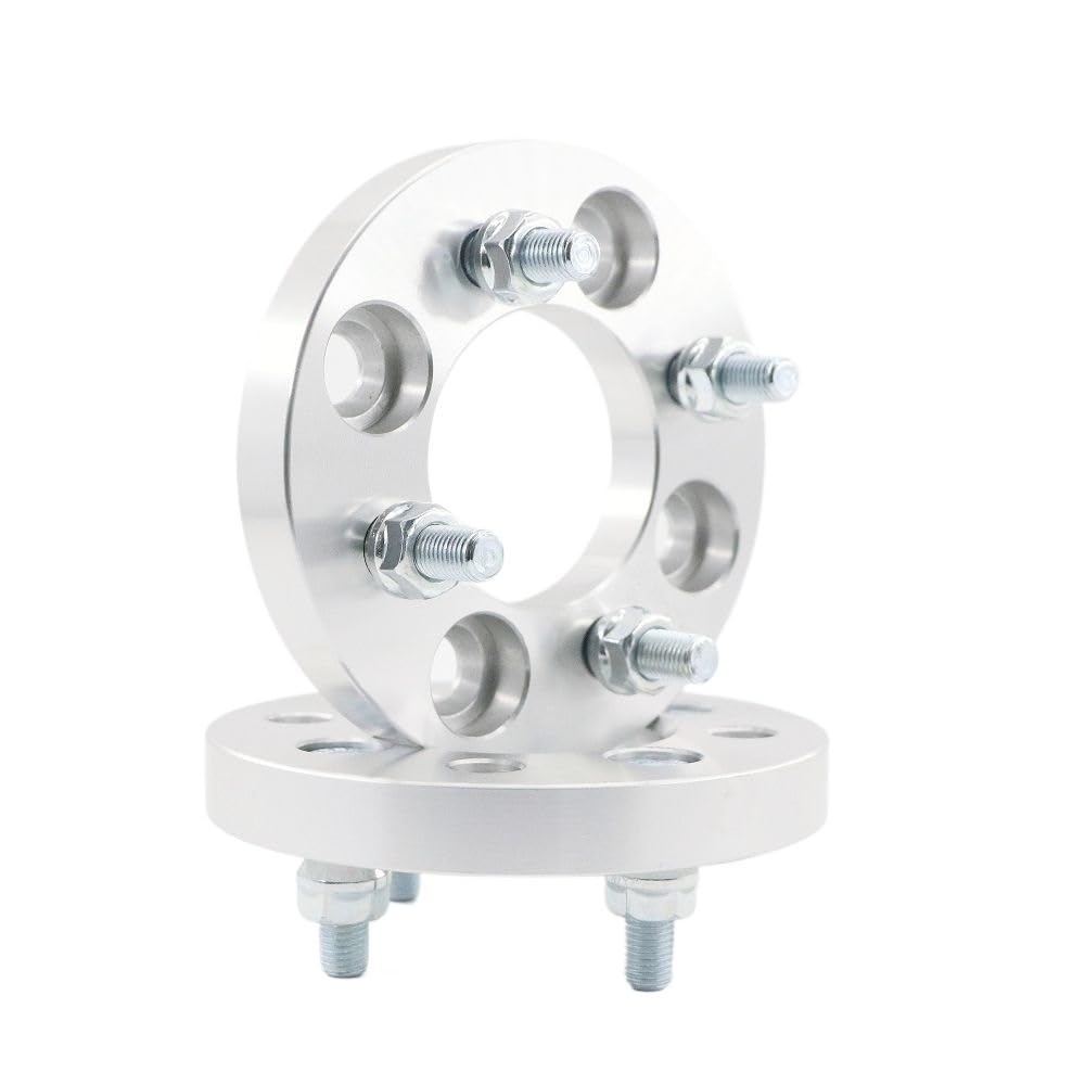 Spürverbreiterungsatz Spacers Spurverbreiterungen Adapter PCD 4x100 Auf 4x114,3 (4x4,5 Zoll) CB 60 Dicke 15-25 Mm Bolzen 12x1,5 Autofelgen Zubehör von NCXKZLH