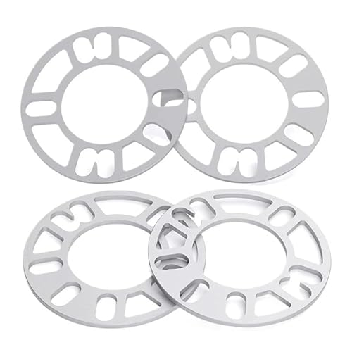 Spürverbreiterungsatz Spacers Universal Auto Rad Reifen Distanzstück Adapter Distanzscheiben Platte 4 Stücke 4X98 4X100 4X108 4x110 4x112 4x 114,3 5x 100 5x110 5x112 5x115 5x120 von NCXKZLH