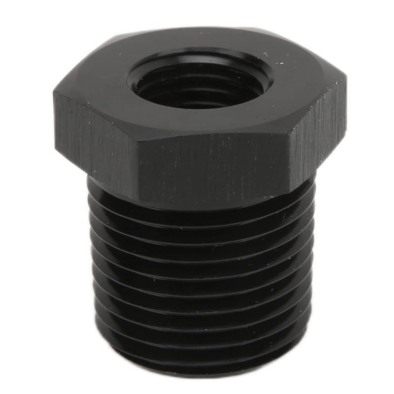 NDNCZDHC 1/4-Zoll-NPT-Stecker auf 1/8-Zoll-NPT-Buchse, Reduzieradapter, schwarz, passend für Automobilzubehör von NDNCZDHC