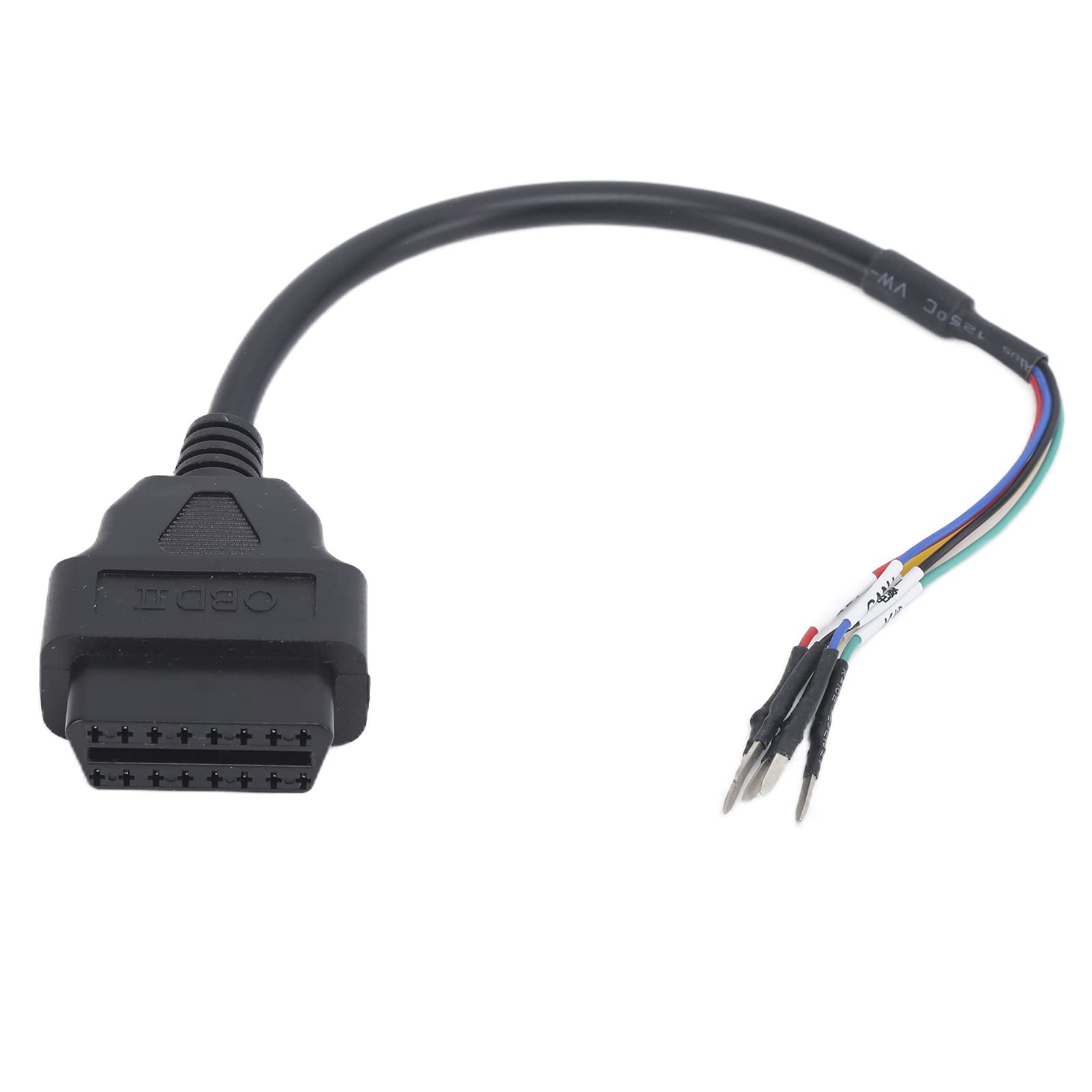 NDNCZDHC 16Pin OBD Kabel Stecker Adapter ABS Schwarz Motor Diagnose Werkzeug für Lkw Fahrzeug Motorrad von NDNCZDHC