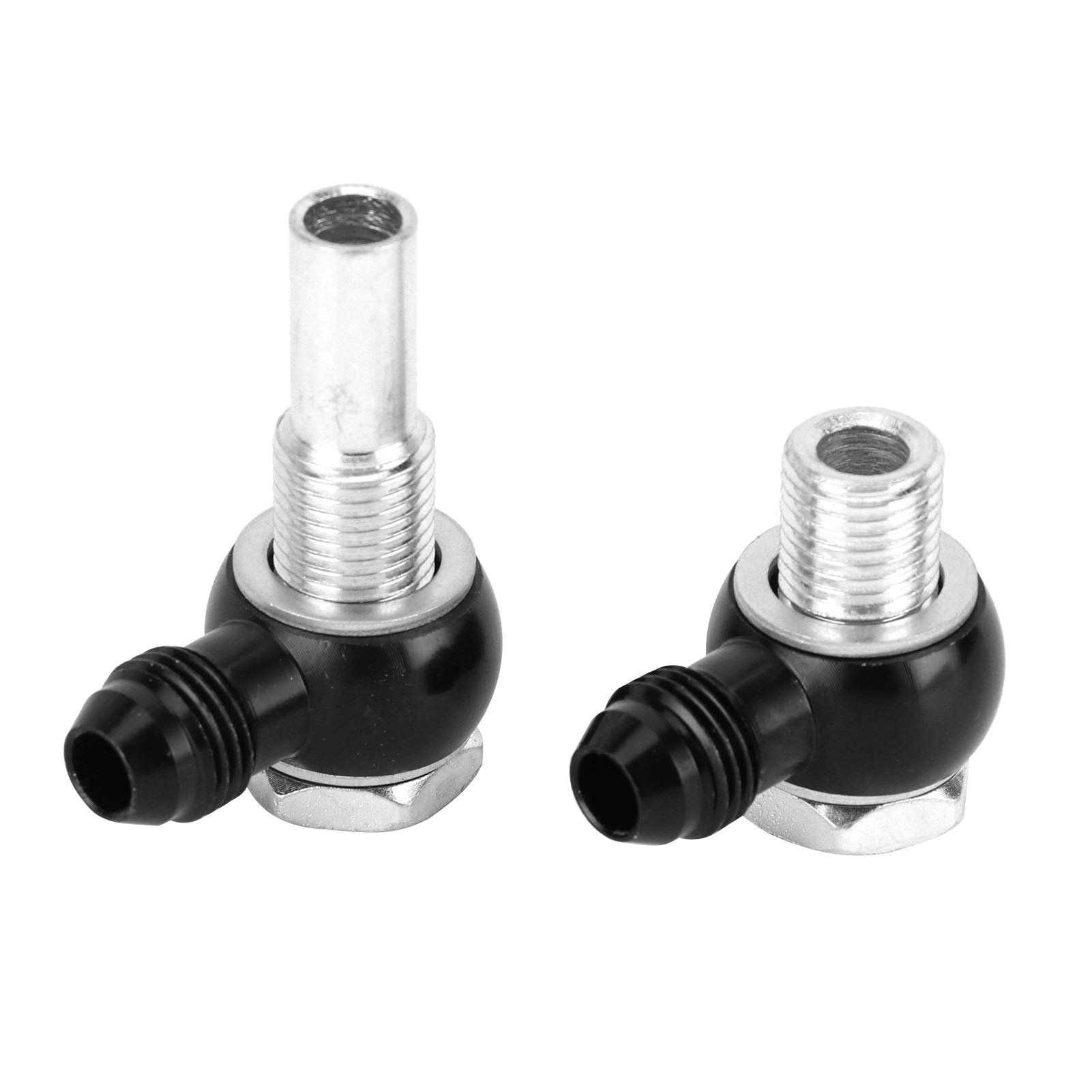 NDNCZDHC 6AN x 1 / 4NPSM Ölkühler 90° Banjo Fittings Connector Fit für Getriebekühler 4L80E 1997 bis Mitte 2010 (A) von NDNCZDHC