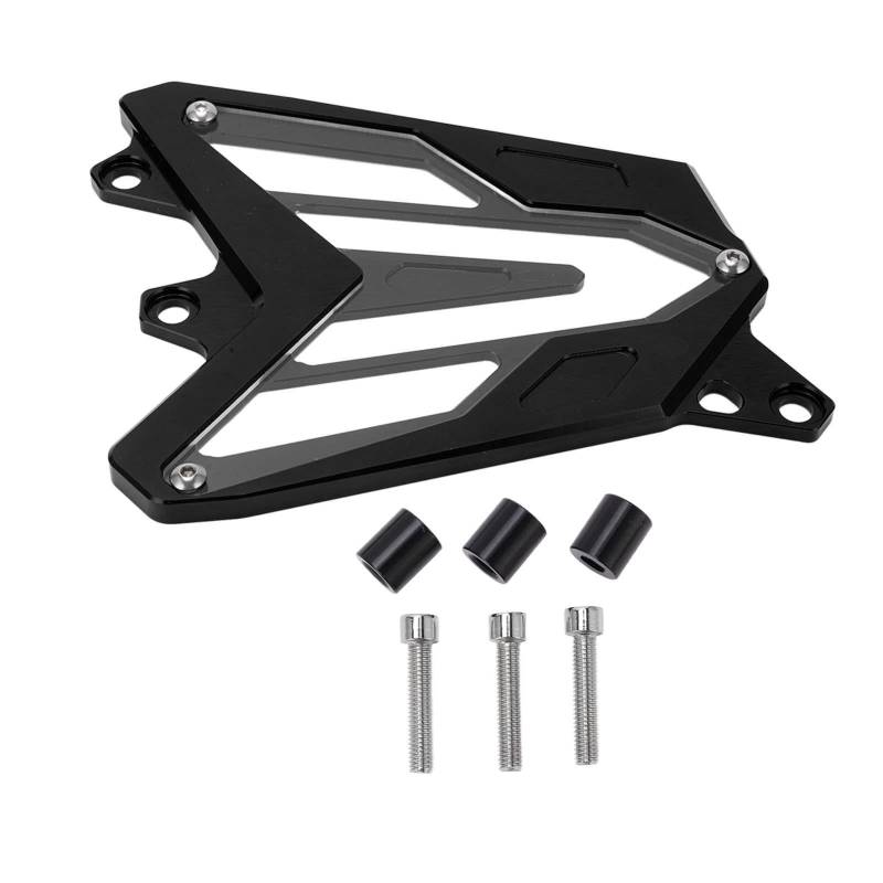 NDNCZDHC Front Sprocket Cover CNC Aluminum Alloy Engine Chain Guard Replacement for MT‑07 FZ‑07 XSR700 (Black) von NDNCZDHC