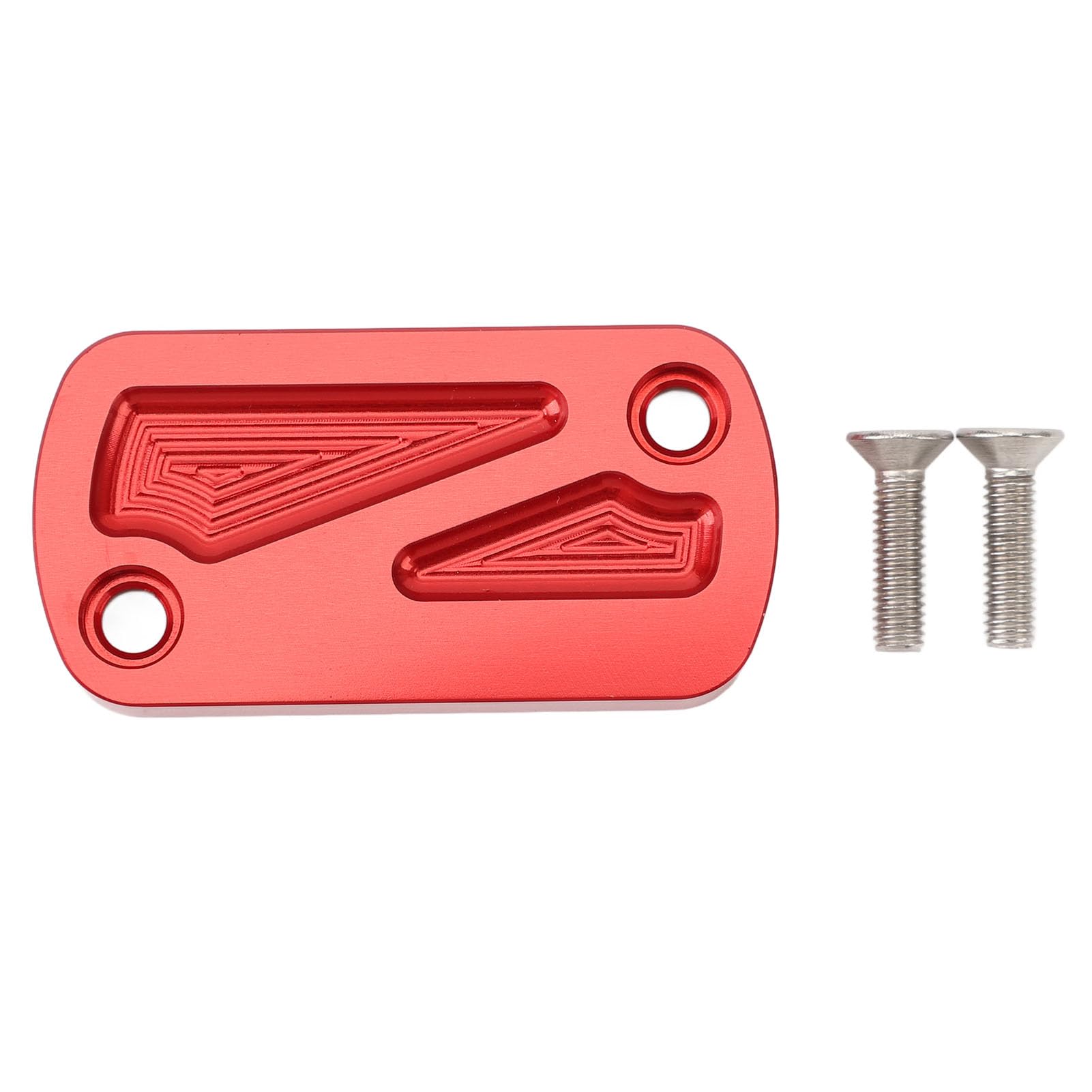 NDNCZDHC Motorrad-Bremsflüssigkeitsbehälterdeckel, CNC-Aluminiumlegierung, vorderer und hinterer Bremsflüssigkeitsbehälterdeckel für CR250R CB150R (Red) von NDNCZDHC