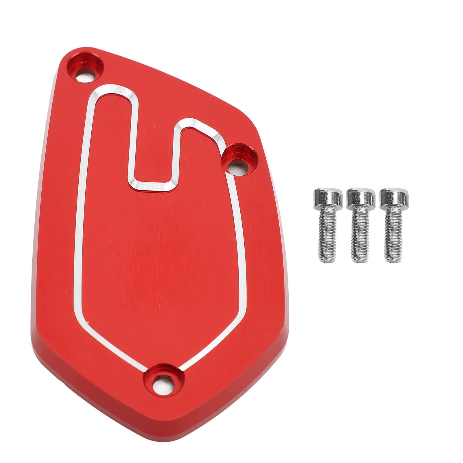 NDNCZDHC Motorrad Vorderradbremsflüssigkeitsbehälterdeckel Aluminiumlegierung Bremsflüssigkeitsbehälter Tankdeckel für F750GS F850GS S1000XR F900R (Red) von NDNCZDHC