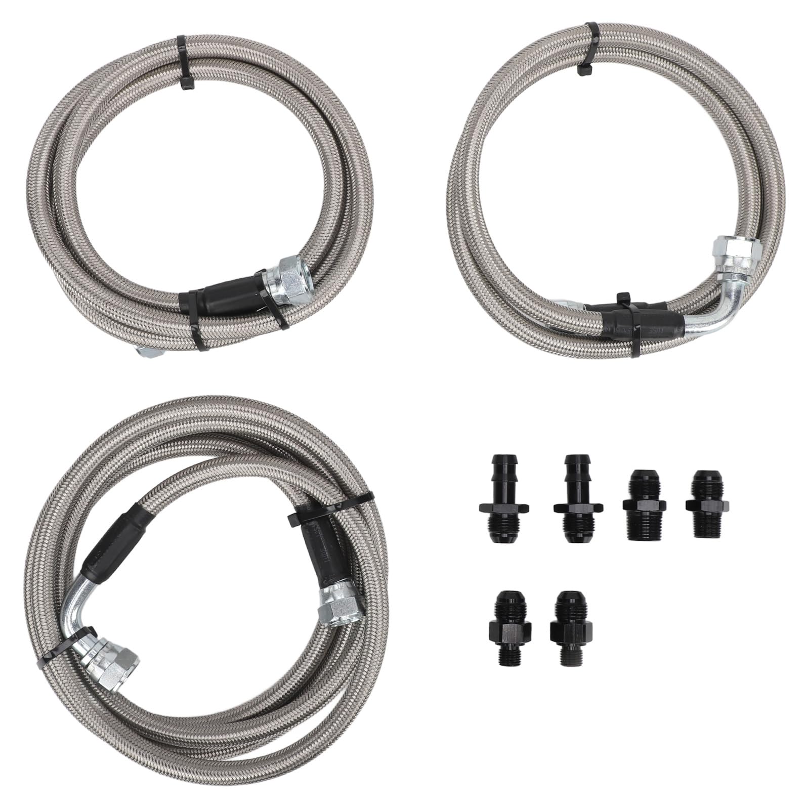 NDNCZDHC Transmission Cooler Lines Set Heavy Duty Transmission Cooling Hose Lines for 2500 3500 5.9L 1996‑2002 with 47RE Transmission von NDNCZDHC