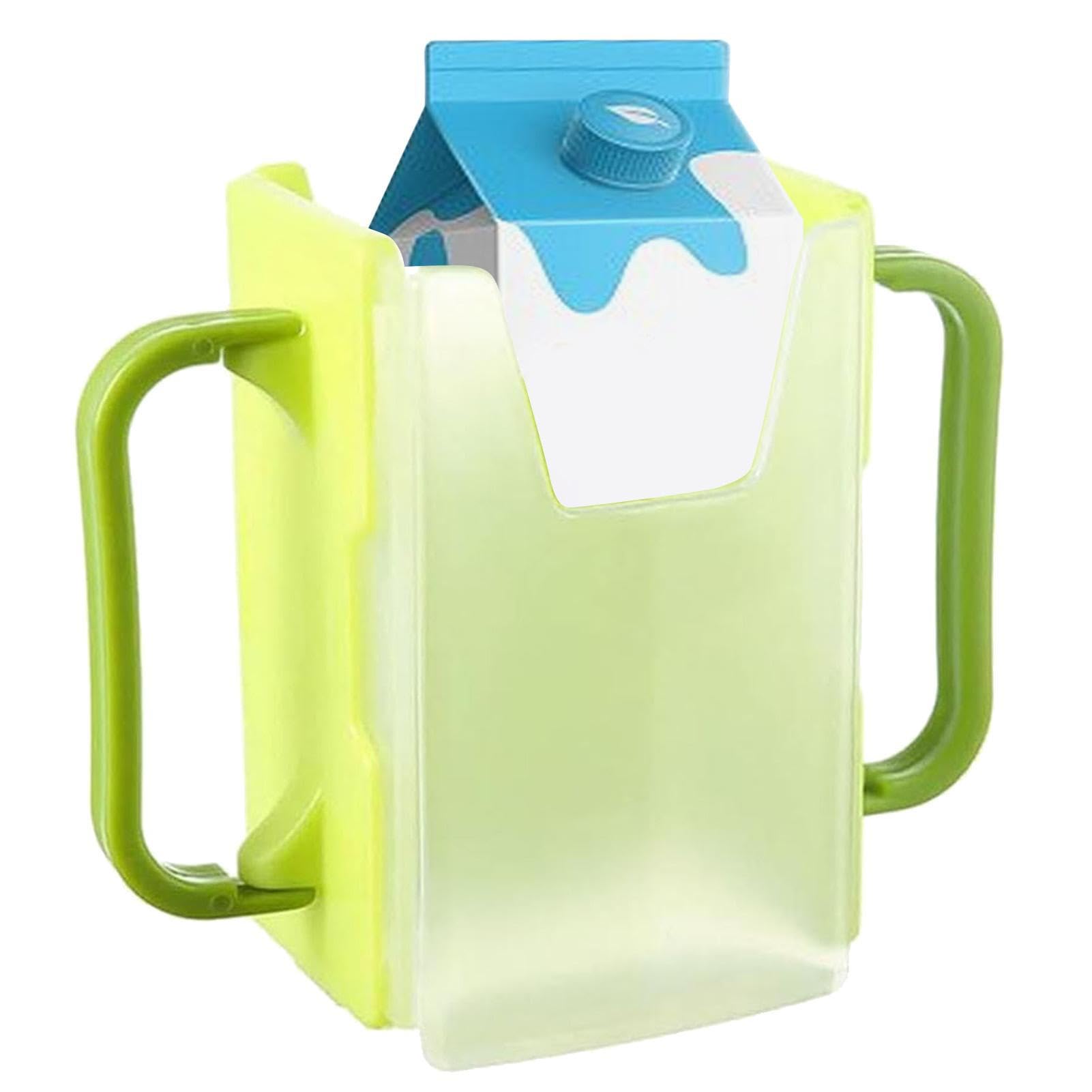 Milchbox-Halter, Milchbox-Beutelhalter, quetschsicherer Beutelhalter, verstellbarer und tragbarer Saftbeutelhalter für Kinder und Kleinkinder von NEECS