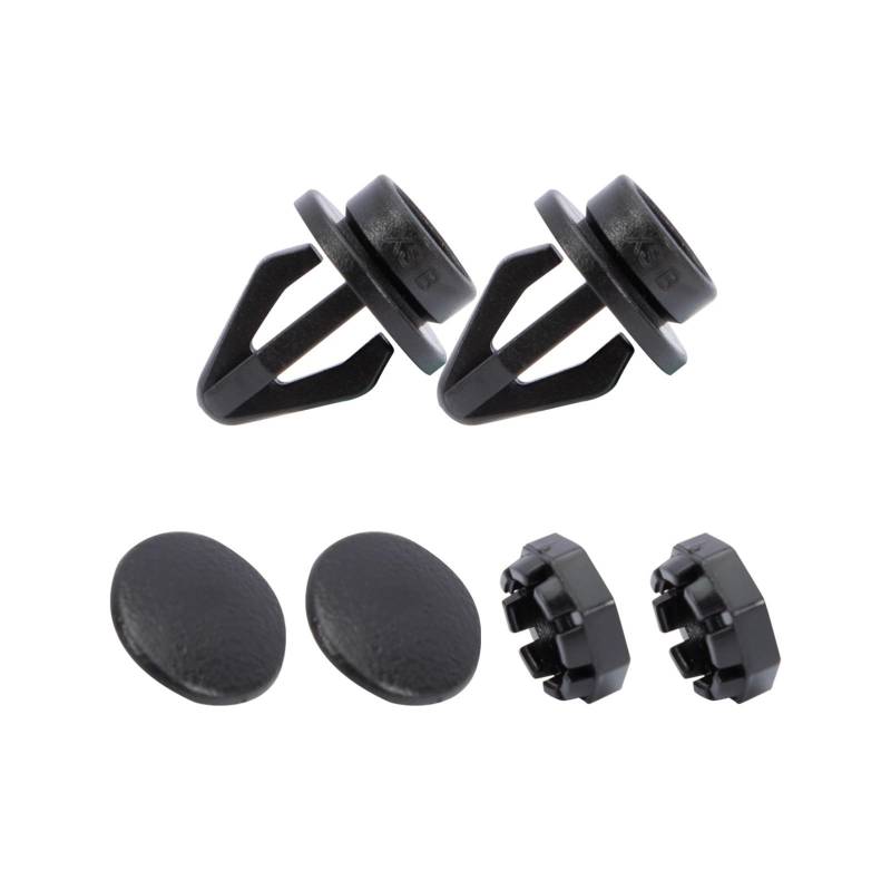 NEGRO 2 PCS Auto-Paketregal-Clips, passend for Infiniti ESQ 2010–2023, passend for Nissan Juke 2010–2019, 79916-1KA2A 799161KA2A, Innenclips Feste Clips für den Riemen der hinteren Hutablage von NEGRO