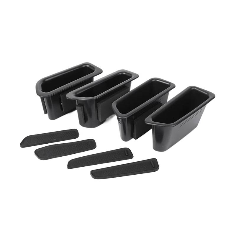 NEGRO 4-teilige Aufbewahrungsbox for Autotürgriffe, Armlehnenbehälter, passend for Volvo, XC60 2009–2017 Autotürfach Organizer von NEGRO