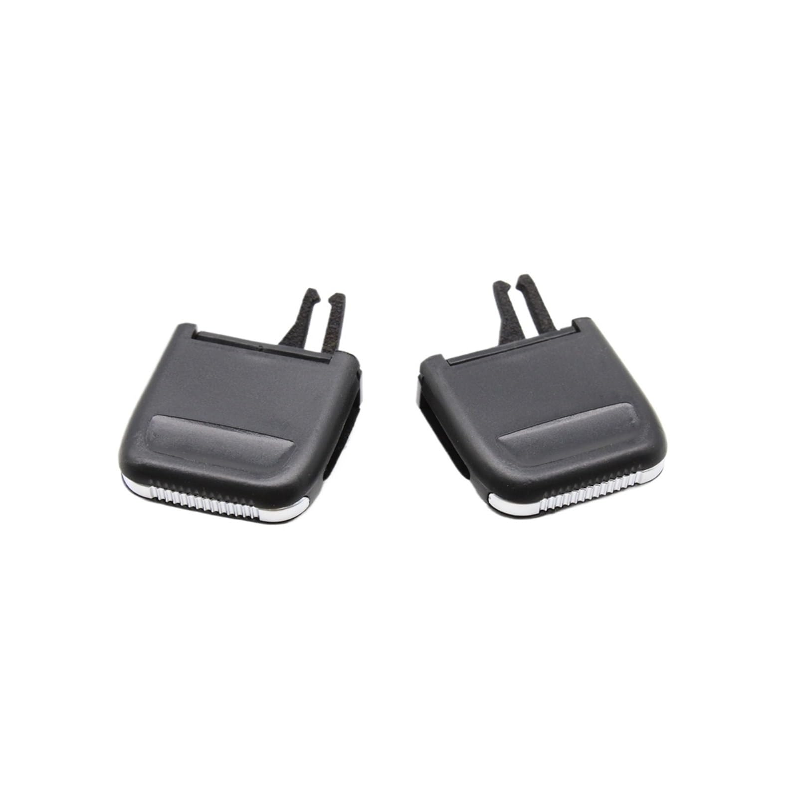 NEGRO AC-Entlüftungsgitter-Laschenclip, passend for Porsche, Boxster Cayman 2016–2021, Schieber-Reparatursatz, Innenraum, Auto-Frontklimaanlage Auto-Klimaanlagengitter(2PCS) von NEGRO