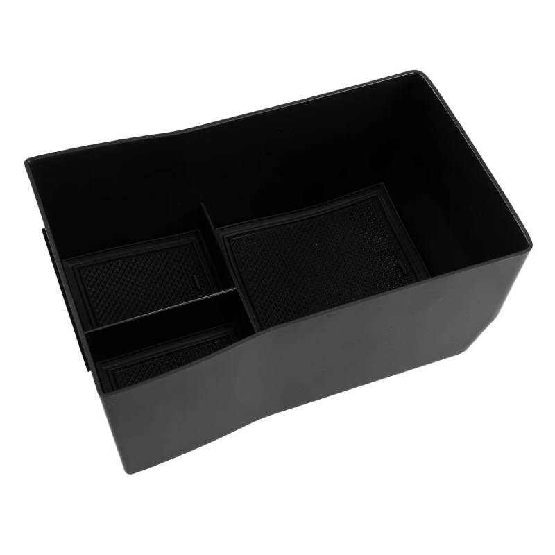 NEGRO Aufbewahrungsbox for Auto-Mittelarmlehne, passend for Hyundai, Kona 2024, Organizer-Halter, Organizer-Tablett, Schwarz Aufbewahrungsbox für Konsolensitze von NEGRO