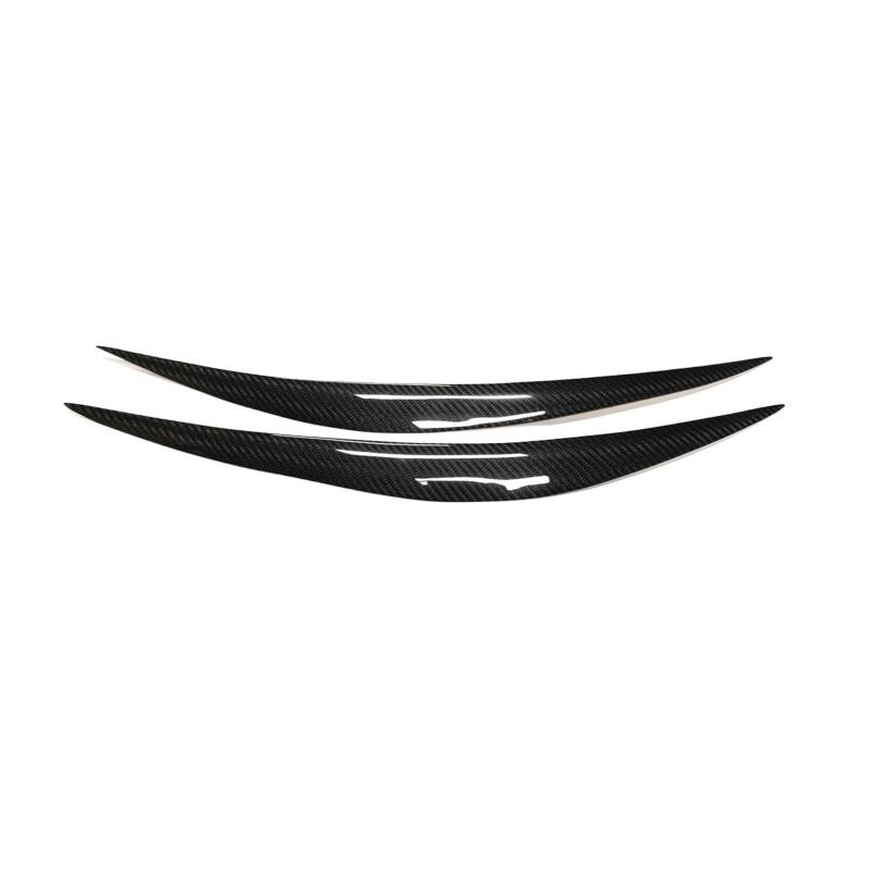 NEGRO Auto Frontscheinwerfer Augenbraue Trim Fit for Infiniti FX37 FX35 FX50 2009-2013 Carbon Fiber Lampe Abdeckung Scheinwerfer Augenlid Scheinwerfer Braue Rücklicht-Augenlid von NEGRO