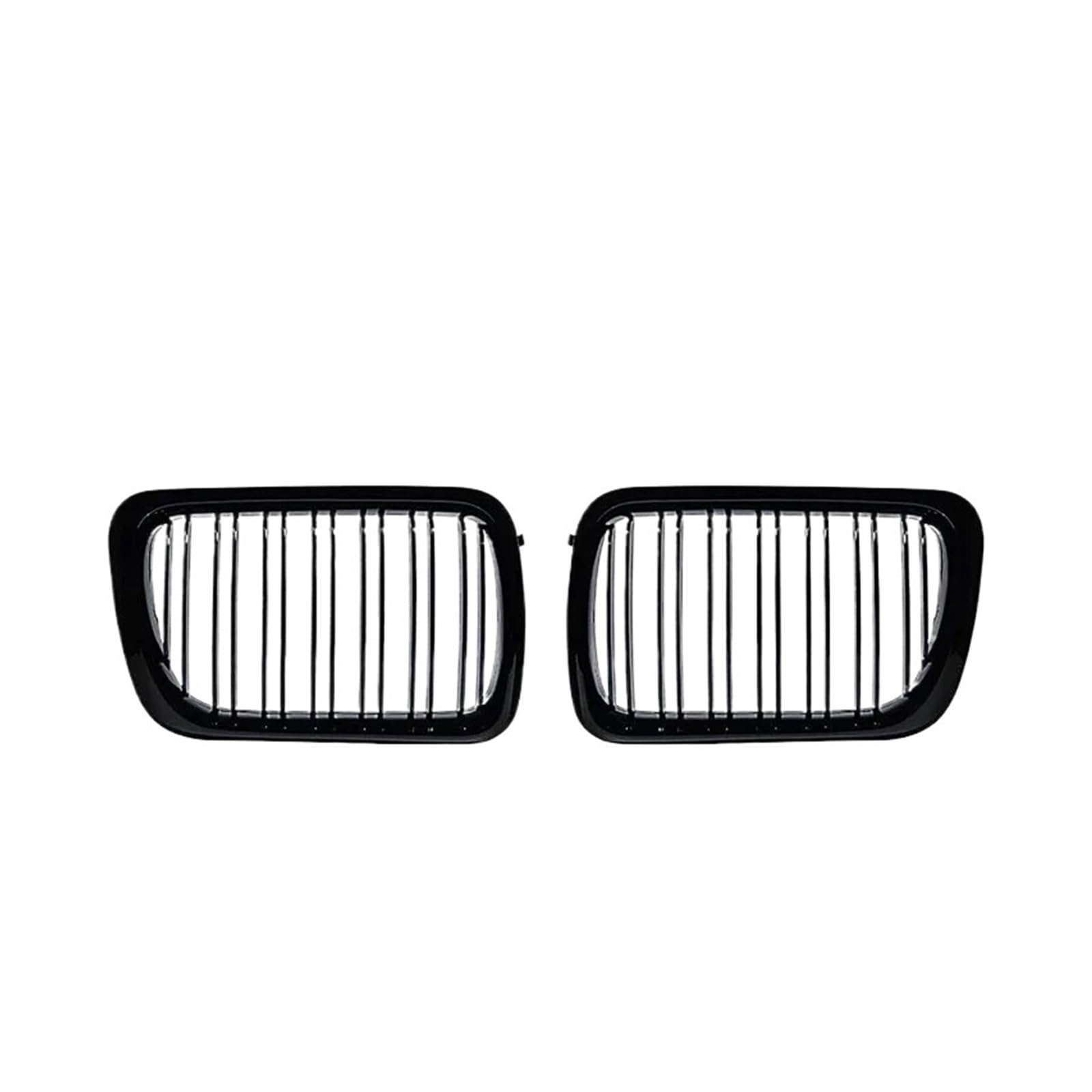 NEGRO Auto-Frontstoßstangengitter, passend for 3er-Serie, E36 1997–1999, Auto-Frontgrill, Renngitter Frontstoßstangengitter(Dual Gloss Black) von NEGRO