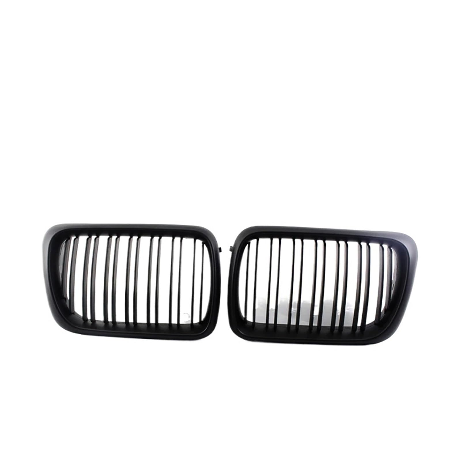 NEGRO Auto-Frontstoßstangengitter, passend for 3er-Serie, E36 1997–1999, Auto-Frontgrill, Renngitter Frontstoßstangengitter(Dual Matte Black) von NEGRO