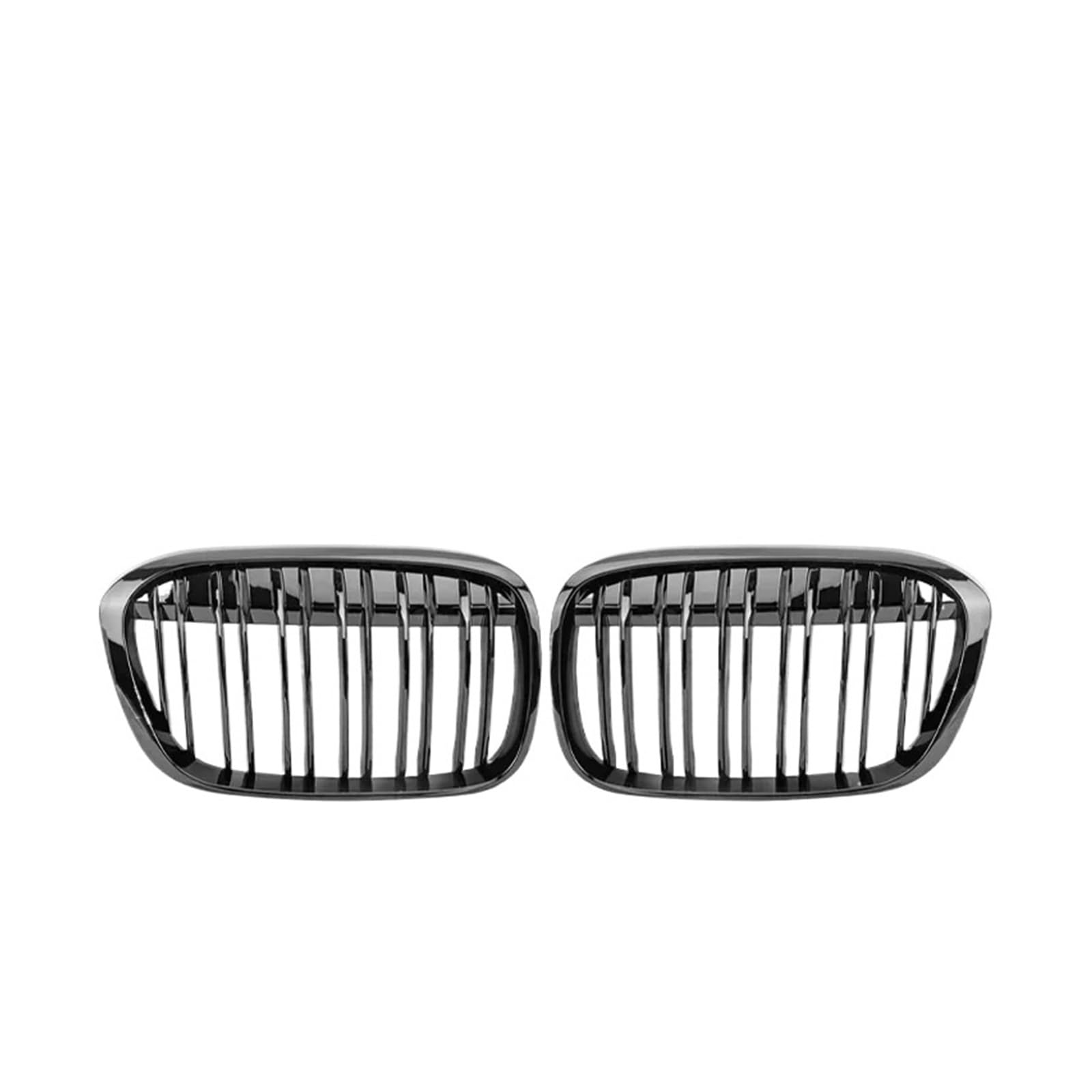 NEGRO Auto-Frontstoßstangengitter, passend for X1 F48 F49 2016–2020, XDrive Racing Grills, M-Style-Zubehör Frontstoßstangengitter(Dual Gloss Black) von NEGRO