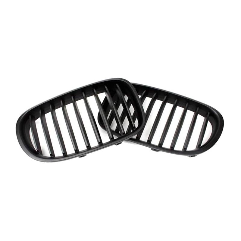 NEGRO Auto-Frontstoßstangengrill, passend for BMW, 7er F01 F02 740I 745I 750I 2009–2015, mattschwarzer Kühlergrill Frontstoßstangengitter von NEGRO